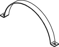 DINEX 68864 Holding Bracket, silencer